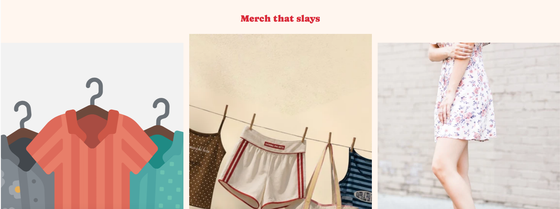 The Legacy Drop merch showcase